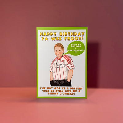 wee froot birthday card