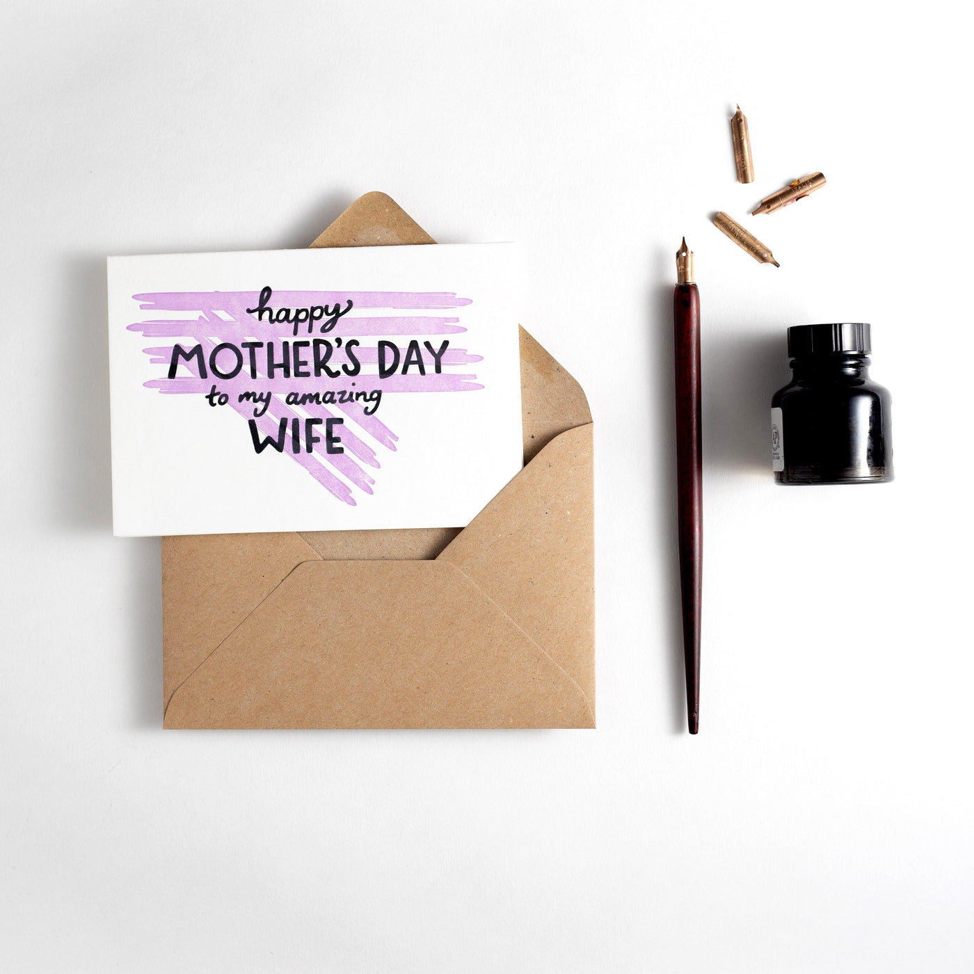 amazing wife mothers day card