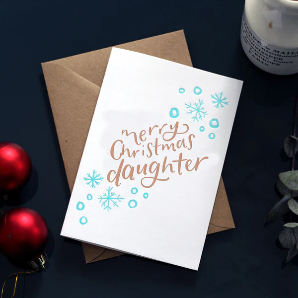 Frohe Weihnachten Tochter - Weihnachtskarte